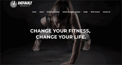 Desktop Screenshot of defaultcrossfit.com